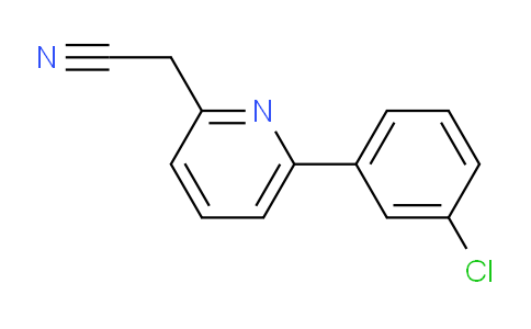 CAS No. 1824263-95-7, 2-(6-(3-Chlorophenyl)pyridin-2-yl)acetonitrile