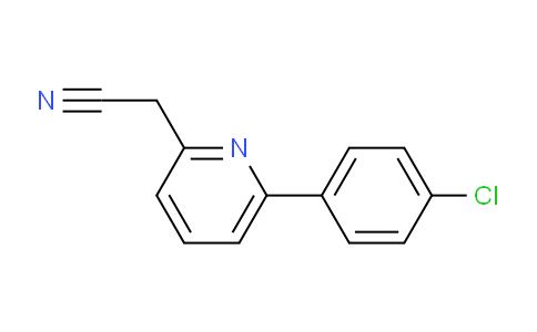 CAS No. 23168-76-5, 2-(6-(4-Chlorophenyl)pyridin-2-yl)acetonitrile