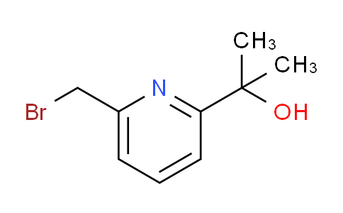 CAS No. 1202402-53-6, 2-(6-(Bromomethyl)pyridin-2-yl)propan-2-ol