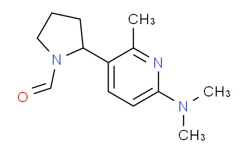 CAS No. 1352536-40-3, 2-(6-(Dimethylamino)-2-methylpyridin-3-yl)pyrrolidine-1-carbaldehyde