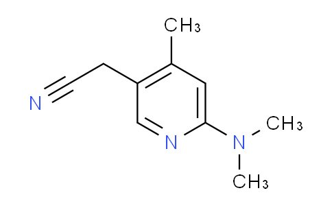 CAS No. 764651-70-9, 2-(6-(Dimethylamino)-4-methylpyridin-3-yl)acetonitrile