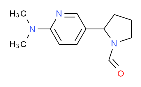 CAS No. 1352495-46-5, 2-(6-(Dimethylamino)pyridin-3-yl)pyrrolidine-1-carbaldehyde