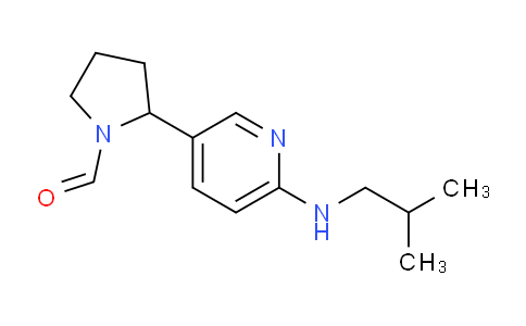 CAS No. 1352487-56-9, 2-(6-(Isobutylamino)pyridin-3-yl)pyrrolidine-1-carbaldehyde
