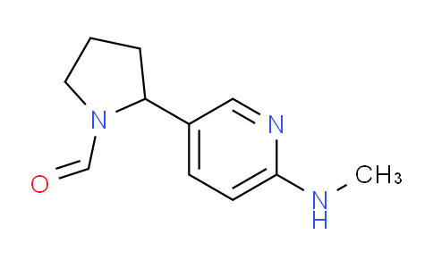 CAS No. 1352505-63-5, 2-(6-(Methylamino)pyridin-3-yl)pyrrolidine-1-carbaldehyde