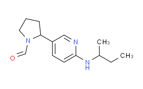 CAS No. 1352514-35-2, 2-(6-(sec-Butylamino)pyridin-3-yl)pyrrolidine-1-carbaldehyde