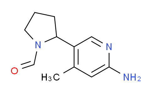 CAS No. 1352537-27-9, 2-(6-Amino-4-methylpyridin-3-yl)pyrrolidine-1-carbaldehyde