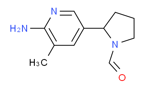 CAS No. 1352520-98-9, 2-(6-Amino-5-methylpyridin-3-yl)pyrrolidine-1-carbaldehyde
