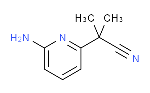 CAS No. 1446793-19-6, 2-(6-Aminopyridin-2-yl)-2-methylpropanenitrile