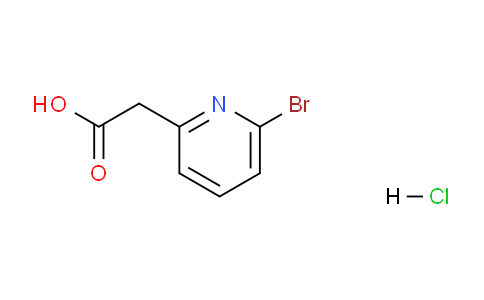CAS No. 1260674-83-6, 2-(6-Bromopyridin-2-yl)acetic acid hydrochloride