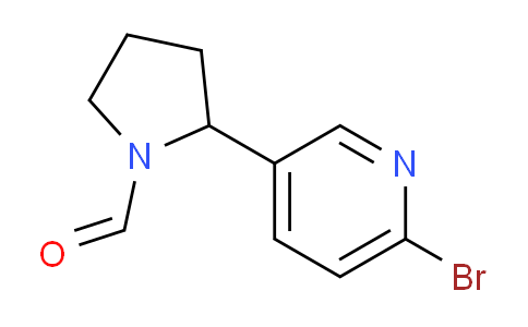 CAS No. 1352499-94-5, 2-(6-Bromopyridin-3-yl)pyrrolidine-1-carbaldehyde