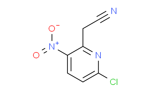 CAS No. 123846-69-5, 2-(6-Chloro-3-nitropyridin-2-yl)acetonitrile
