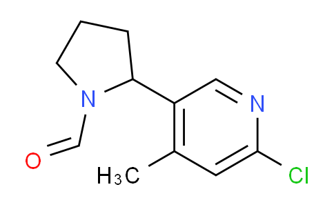 CAS No. 1352503-19-5, 2-(6-Chloro-4-methylpyridin-3-yl)pyrrolidine-1-carbaldehyde