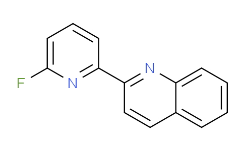 CAS No. 1245643-84-8, 2-(6-Fluoropyridin-2-yl)quinoline