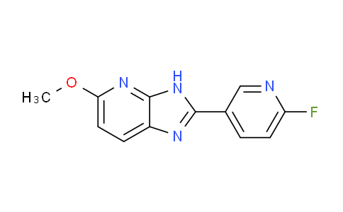 CAS No. 1356386-00-9, 2-(6-Fluoropyridin-3-yl)-5-methoxy-3H-imidazo[4,5-b]pyridine