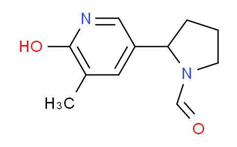 CAS No. 1352509-63-7, 2-(6-Hydroxy-5-methylpyridin-3-yl)pyrrolidine-1-carbaldehyde
