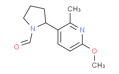 CAS No. 1352538-08-9, 2-(6-Methoxy-2-methylpyridin-3-yl)pyrrolidine-1-carbaldehyde