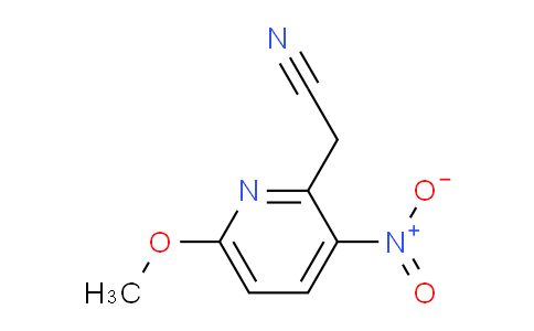 CAS No. 111795-99-4, 2-(6-Methoxy-3-nitropyridin-2-yl)acetonitrile