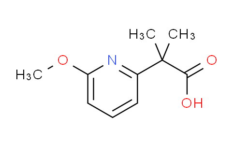CAS No. 1256586-09-0, 2-(6-Methoxypyridin-2-yl)-2-methylpropanoic acid
