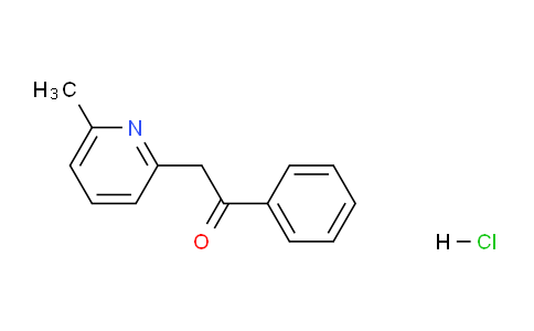 CAS No. 200417-36-3, 2-(6-Methylpyridin-2-yl)-1-phenylethanone hydrochloride