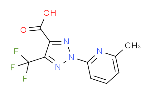 CAS No. 1710201-96-9, 2-(6-Methylpyridin-2-yl)-5-(trifluoromethyl)-2H-1,2,3-triazole-4-carboxylic acid