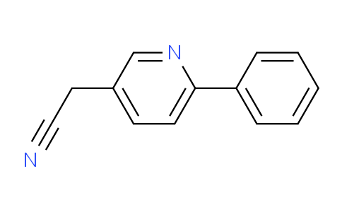 CAS No. 1204809-96-0, 2-(6-Phenylpyridin-3-yl)acetonitrile