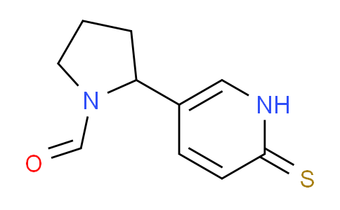 CAS No. 1352485-53-0, 2-(6-Thioxo-1,6-dihydropyridin-3-yl)pyrrolidine-1-carbaldehyde