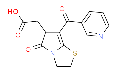 CAS No. 1269528-57-5, 2-(7-Nicotinoyl-5-oxo-2,3,5,6-tetrahydropyrrolo[2,1-b]thiazol-6-yl)acetic acid