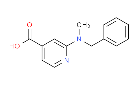 CAS No. 77314-89-7, 2-(Benzyl(methyl)amino)isonicotinic acid
