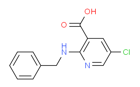 CAS No. 750549-62-3, 2-(Benzylamino)-5-chloronicotinic acid