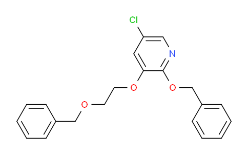 CAS No. 1820707-55-8, 2-(Benzyloxy)-3-(2-(benzyloxy)ethoxy)-5-chloropyridine
