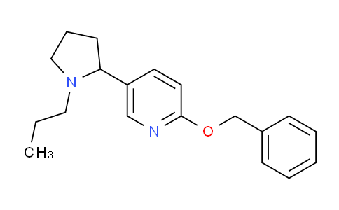 1352493-50-5 | 2-(Benzyloxy)-5-(1-propylpyrrolidin-2-yl)pyridine