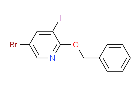 CAS No. 1361342-93-9, 2-(Benzyloxy)-5-bromo-3-iodopyridine