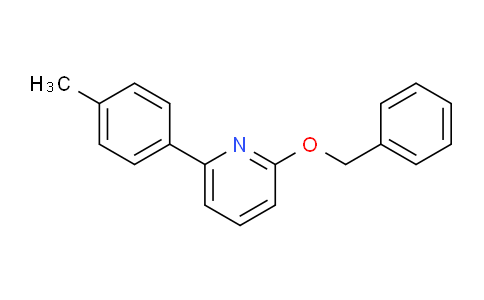 CAS No. 887448-98-8, 2-(Benzyloxy)-6-(p-tolyl)pyridine