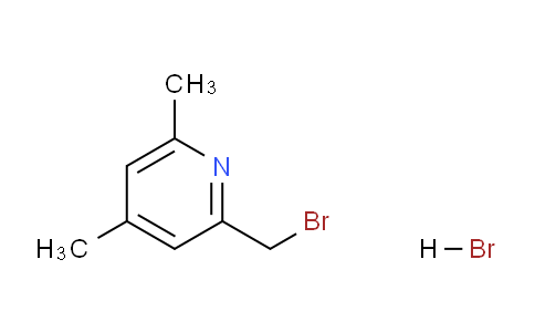 CAS No. 1396762-28-9, 2-(Bromomethyl)-4,6-dimethylpyridine hydrobromide