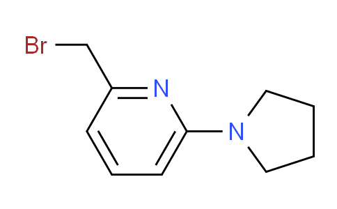 CAS No. 869901-04-2, 2-(Bromomethyl)-6-(pyrrolidin-1-yl)pyridine