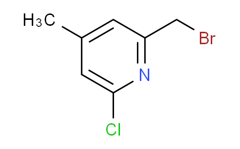 CAS No. 1227573-54-7, 2-(Bromomethyl)-6-chloro-4-methylpyridine