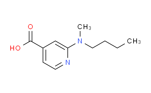 CAS No. 1019349-74-6, 2-(Butyl(methyl)amino)isonicotinic acid