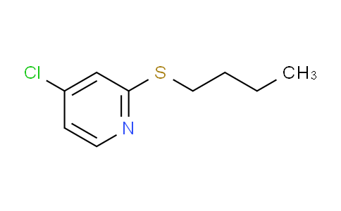 CAS No. 1346707-24-1, 2-(Butylthio)-4-chloropyridine