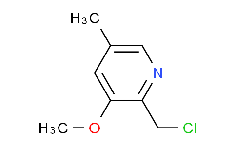 CAS No. 1263058-44-1, 2-(Chloromethyl)-3-methoxy-5-methylpyridine