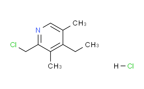 CAS No. 1015056-94-6, 2-(Chloromethyl)-4-ethyl-3,5-dimethylpyridine hydrochloride
