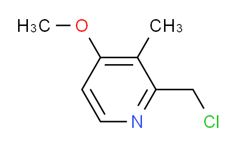 CAS No. 124473-12-7, 2-(Chloromethyl)-4-methoxy-3-methylpyridine