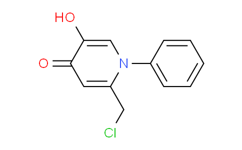 CAS No. 1823540-32-4, 2-(Chloromethyl)-5-hydroxy-1-phenylpyridin-4(1H)-one