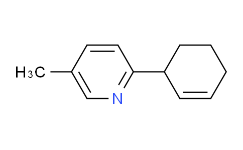 CAS No. 1187163-22-9, 2-(Cyclohex-2-en-1-yl)-5-methylpyridine