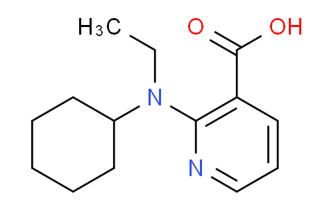 CAS No. 1019350-83-4, 2-(Cyclohexyl(ethyl)amino)nicotinic acid