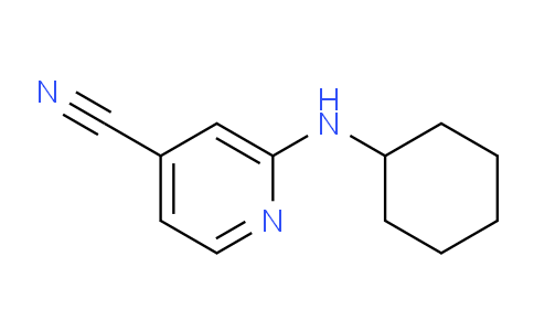 CAS No. 127680-82-4, 2-(Cyclohexylamino)isonicotinonitrile