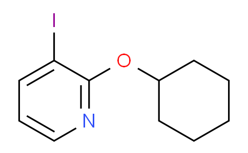 CAS No. 902837-46-1, 2-(Cyclohexyloxy)-3-iodopyridine