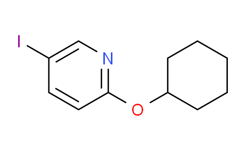 CAS No. 902837-59-6, 2-(Cyclohexyloxy)-5-iodopyridine