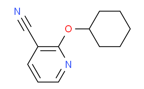 CAS No. 1016812-22-8, 2-(Cyclohexyloxy)nicotinonitrile