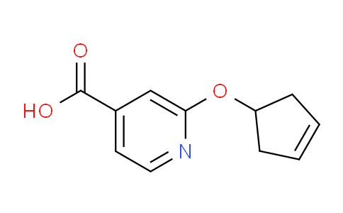 CAS No. 1355334-65-4, 2-(Cyclopent-3-en-1-yloxy)isonicotinic acid