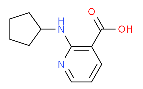 CAS No. 460363-30-8, 2-(Cyclopentylamino)nicotinic acid
